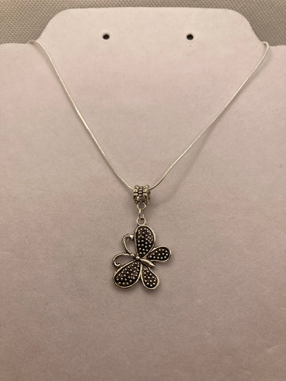 Butterfly Necklace with Specialty Chain, Southwest, Religious and Country Jewelry